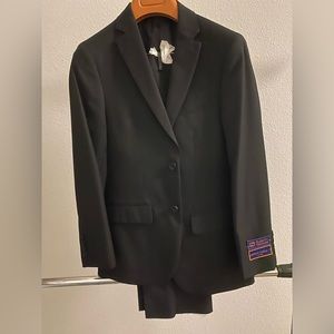 NWT Giorgio Fiorelli Mens Suit Size 34S Black